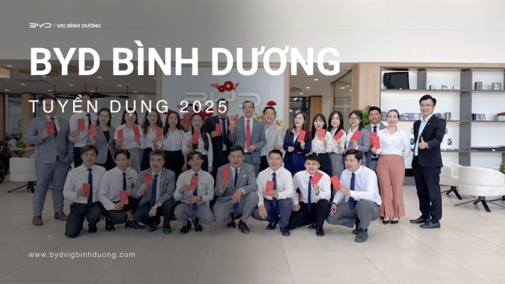 BYD Bình Dương tuyển dụng