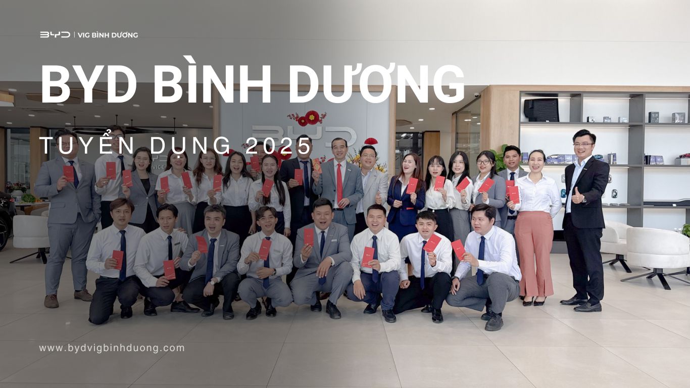 BYD Bình Dương tuyển dụng