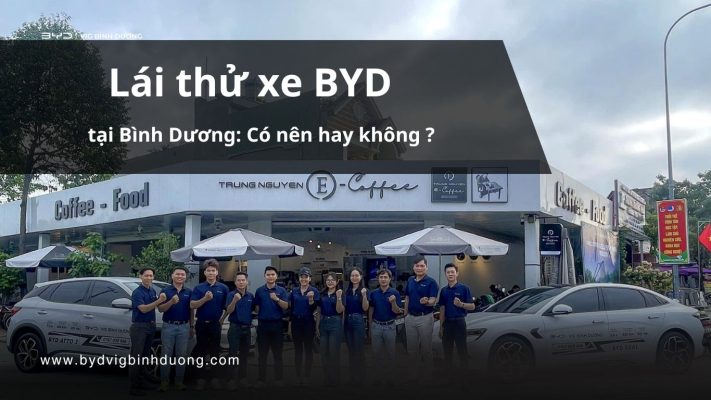 Lái thử xe BYD tại Bình Dương