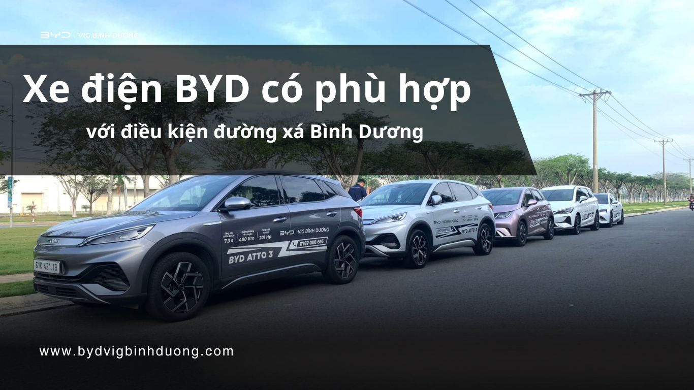 Xe điện BYD có phù hợp với điều kiện đường xá Bình Dương ?