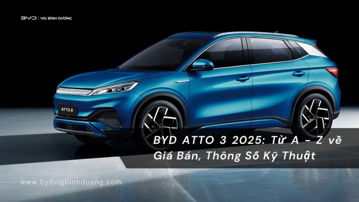 BYD Atto 3 2026 tại showroom BYD Bình Dương